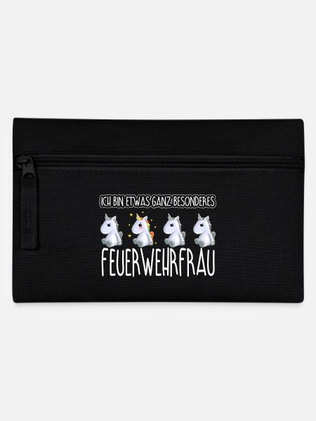 FEUERWEHRFRAU - Toll - Federtasche - Schwarz