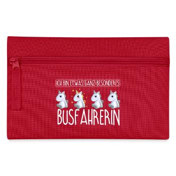 BUSFAHRERIN - Toll - Federtasche - Rot - Vorne