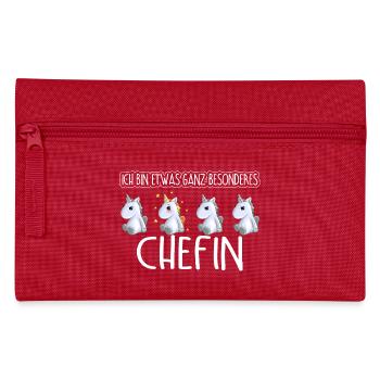 CHEFIN - Toll - Federtasche - Rot - Vorne
