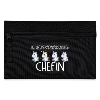 CHEFIN - Toll - Federtasche - Schwarz - Vorne