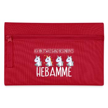 HEBAMME - Toll - Federtasche - Rot - Vorne