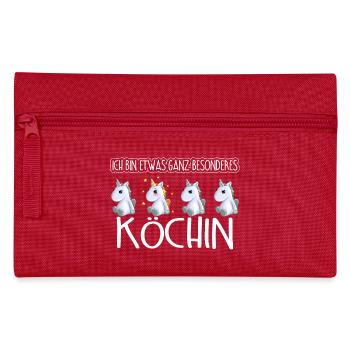KÖCHIN - Toll - Federtasche - Rot - Vorne