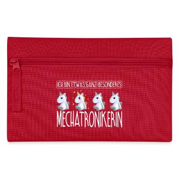 MECHATRONIKERIN - Toll - Federtasche - Rot - Vorne