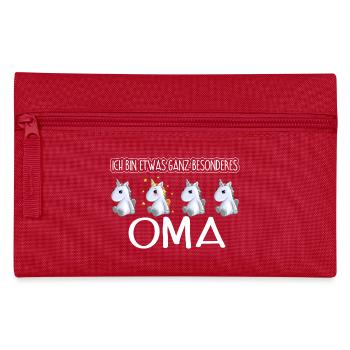 OMA - Toll - Federtasche - Rot - Vorne