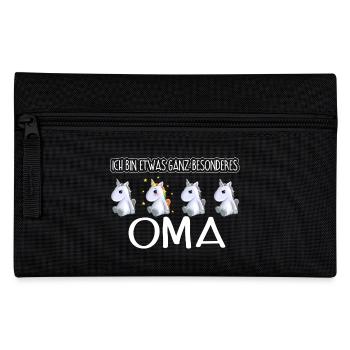 OMA - Toll - Federtasche - Schwarz - Vorne