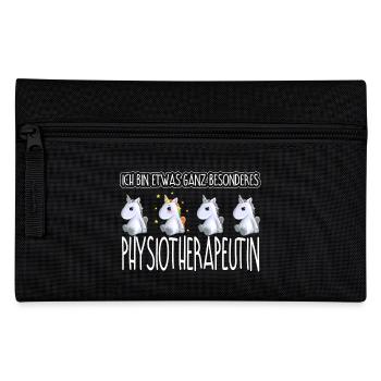 PHYSIOTHERAPEUTIN - Toll - Federtasche - Schwarz - Vorne