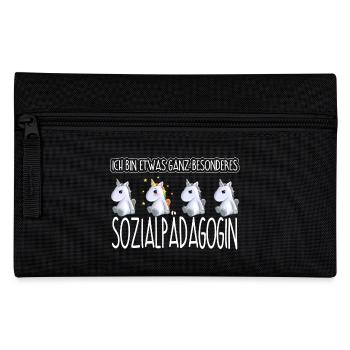 SOZIALPÄDAGOGIN - Toll - Federtasche - Schwarz - Vorne