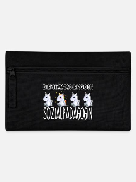 SOZIALPÄDAGOGIN - Toll - Federtasche - Schwarz