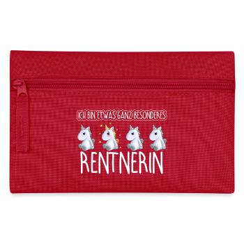 RENTNERIN - Toll - Federtasche - Rot - Vorne