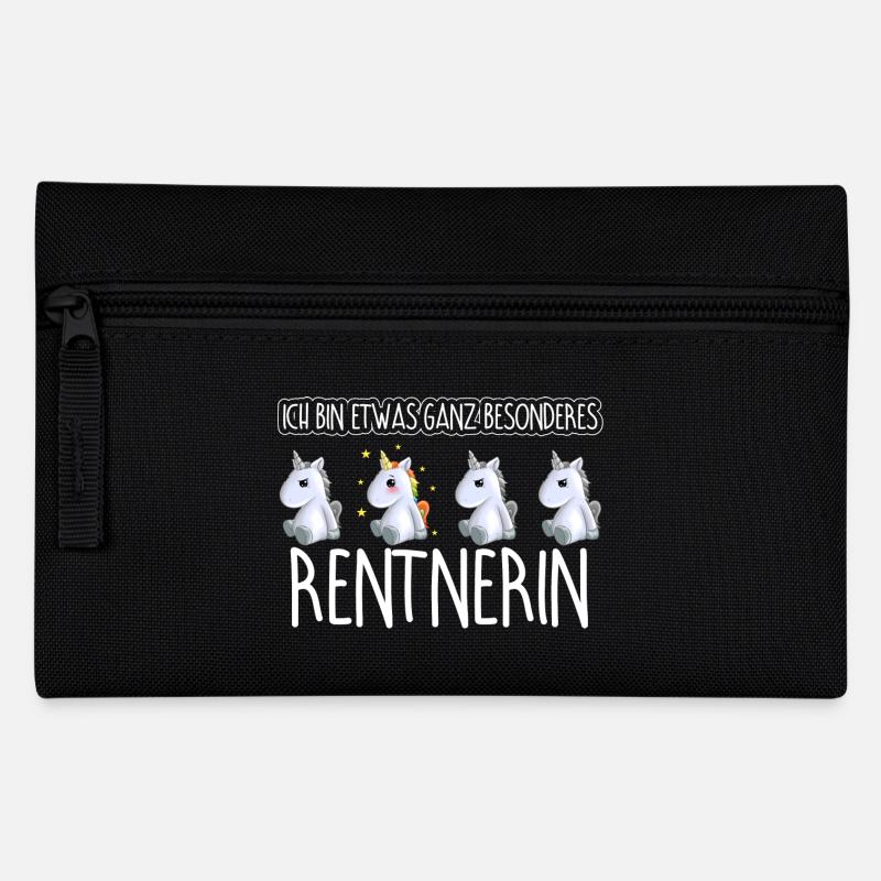 RENTNERIN - Toll - Federtasche - Schwarz