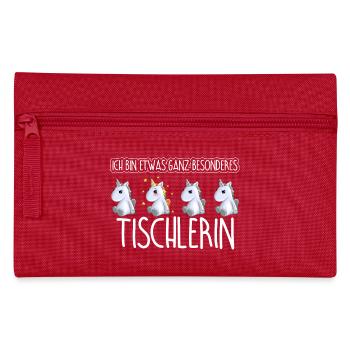 TISCHLERIN - Toll - Federtasche - Rot - Vorne