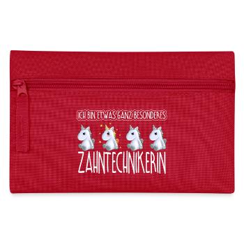 ZAHNTECHNIKERIN - Toll - Federtasche - Rot - Vorne