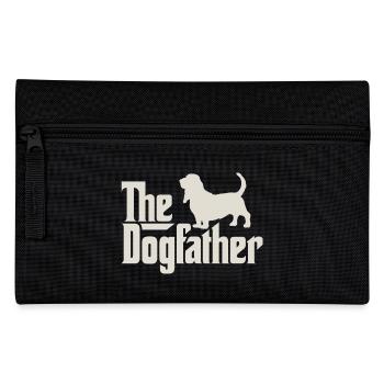 The Dogfather - Basset Hound - Federtasche - Schwarz - Vorne