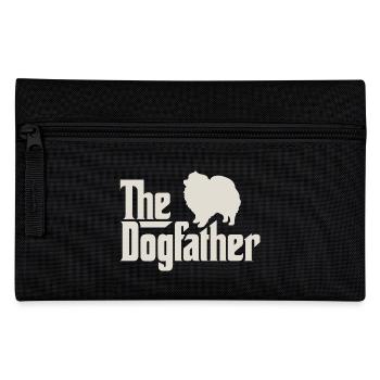 The Dogfather - Spitz Zwergspitz Pomeranian - Federtasche - Schwarz - Vorne