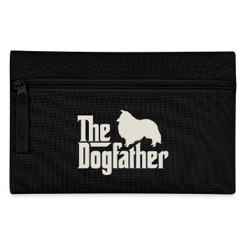 The Dogfather - Shetland Sheepdog Sheltie - Federtasche - Schwarz - Vorne