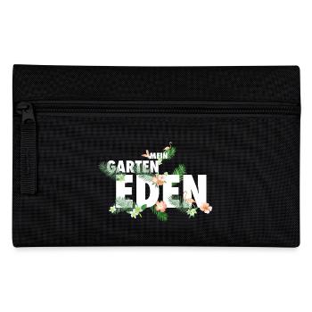 Flamingo Garten Eden Paradise - Federtasche - Schwarz - Vorne