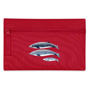 Blainville's beaked whale - zifio - Baleine à bec - Pencil Case - red - Front