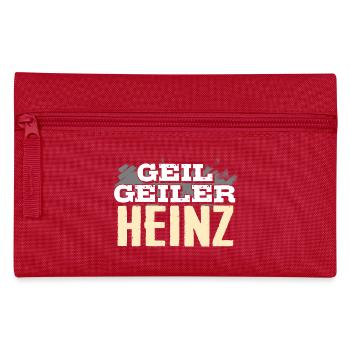 HEINZ - geil - Federtasche - Rot - Vorne