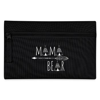Mama bear - ethno - Pencil Case - black - Front