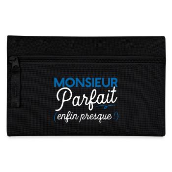 Monsieur parfait cadeau humour - Trousse - noir - Devant