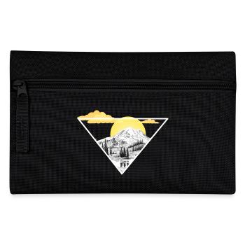 Landscape Mountains Sun Nature Gift Idea - Pencil Case - black - Front