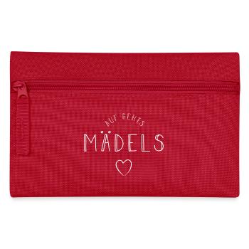Let's go girls celebrating party girls evening - Pencil Case - red - Front