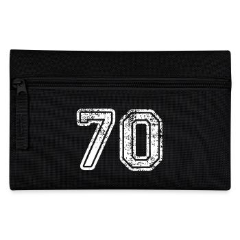 70 - Federtasche - Schwarz - Vorne