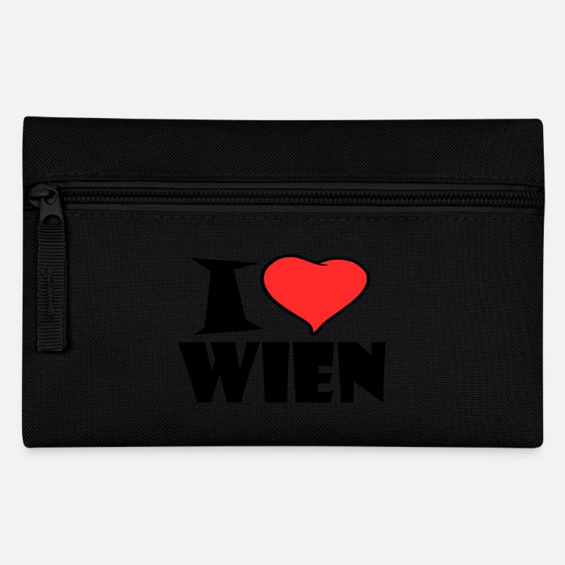I love wien - Federtasche - Schwarz