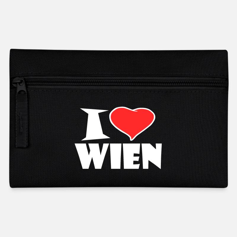 I love wien - Federtasche - Schwarz