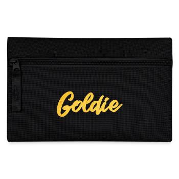 Goldie Gold Goldene Kalligrafie - Federtasche - Schwarz - Vorne