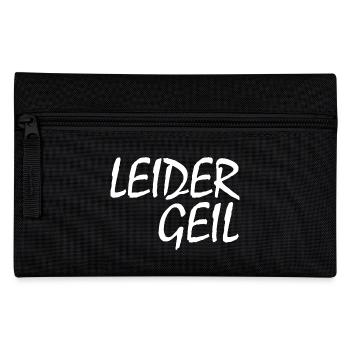 LEIDER GEIL - Federtasche - Schwarz - Vorne