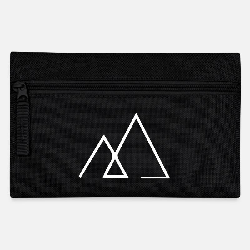 Symbol logo mountain - Pencil Case - black