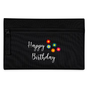 Birthday. HAPPY BIRTHDAY. Happy birthday. - Pencil Case - black - Front