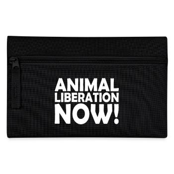 Animal liberation - Federtasche - Schwarz - Vorne