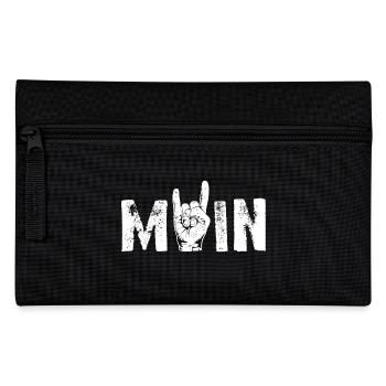 MOIN Rock 'n' Roll Gruß Norden - Federtasche - Schwarz - Vorne