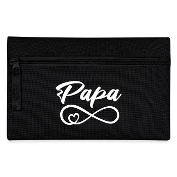 Papa Für Immer Vater Liebe - Federtasche - Schwarz - Vorne