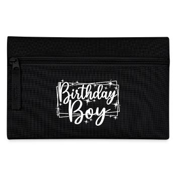 Birthday Boy - Geburtstagsparty Geschenk für Kinder Jungen - Federtasche - Schwarz - Vorne