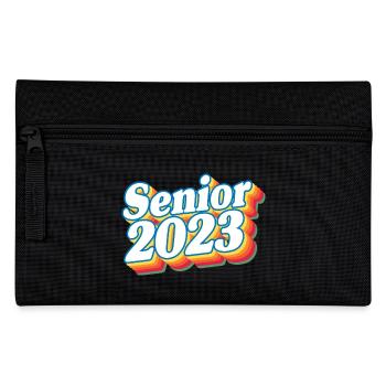 Senior Class Of 2023 Retro Graduation Party Geschenk - Federtasche - Schwarz - Vorne