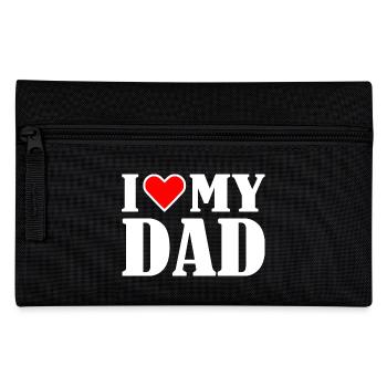 I love my dad - Federtasche - Schwarz - Vorne