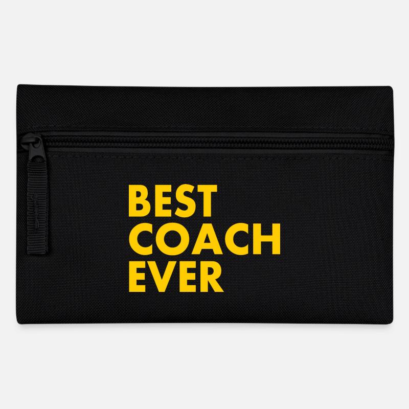 Best coach ever - Federtasche - Schwarz