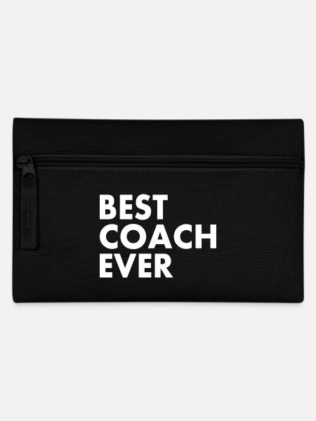 Best coach ever - Pencil Case - black