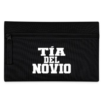 Tia del Novio Groom's Auntie Women Wedding Gift - Pencil Case - black - Front