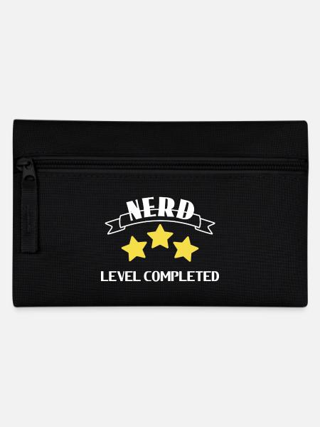 Nerd Level Abgeschlossen - Federtasche - Schwarz