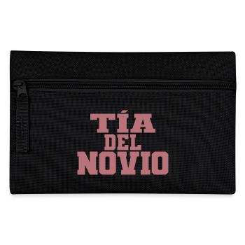 Tia del Novio Groom's Auntie Women Wedding Gift - Pencil Case - black - Front