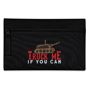 Tank Soldier - Tank Tshirt - Soldier Gift - Pencil Case - black - Front
