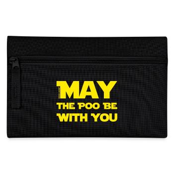 May the Poo.. - Pencil Case - black - Front