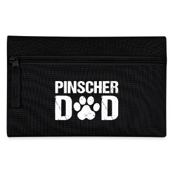 Pinscher Dad Pinscher Hunde - Federtasche - Schwarz - Vorne