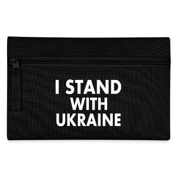 I stand with ukraine - Trousse - noir - Devant