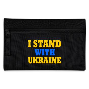 I stand with ukraine - Trousse - noir - Devant
