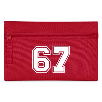 67 - Pencil Case - red - Front
